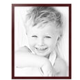 thumbnail image 2 of ArtToFrames 25" x 32" Flat Mahogany Veneer Picture Frame, 25x32 inch Brown Wood Poster Frame (WOM-5221),  Pack, 2 of 7