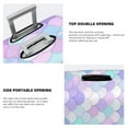 thumbnail image 5 of Fotbe Rainbow Scales Luggage Cover Protector,Suitcase Protector,Scratch and Dirt Resistant,Fits 18-32 Inch Luggage-Medium, 5 of 9