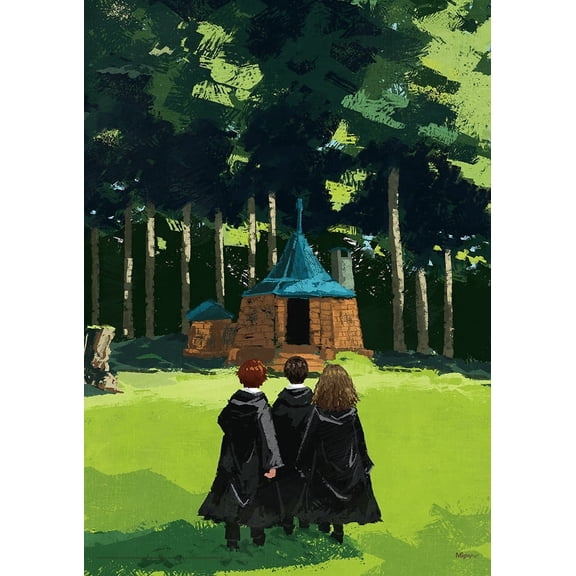 Harry Potter (Trio Visits Hagrids Hut) MightyPrint™ Wall Art MP17240891