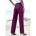 thumbnail image 4 of Roaman's Women's Plus Size Tall Classic Bend Over Pant, 4 of 6