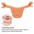 thumbnail image 2 of Corrector de Sonrisa Entrenador facial Higoodz Dispositivo de ejercicio naranja, 2 of 7