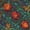 Color 1, variant on Vintage Peel and Stick Wallpaper Stained Glass Rose Design Emerald Green 23.6in x 9.8ft Self Adhesive Contact Paper Removable
