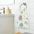 thumbnail image 5 of Owl Cherry Towels Set of 2, Super Soft Absorbent Hand Towel Cotton Bath Towels for Bathroom Hotel Kitchen Spa Gym 16 X 28 Inches Washcloths, 5 of 7