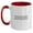 White/Red, variant on Chef's Inspirational Two Tone Coffee Mugs - Gifts from Friends for Graduation, Funny Quote 'If At First You Don't Succeed, Try Doing What Your Chef Told You To Do The First Time.'