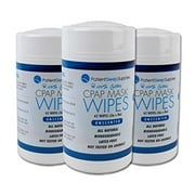 Patient Sleep Supplies Mask Wipes - Unscented 3 pack