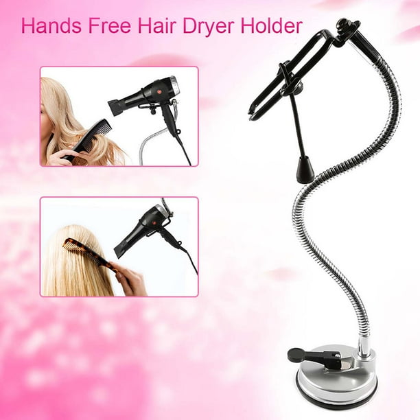 Secador De Pelo Con Rotación Libre De 360, Soporte Para Secador De Pelo, Manos Libres, Soporte Con Ventosa Extraíble