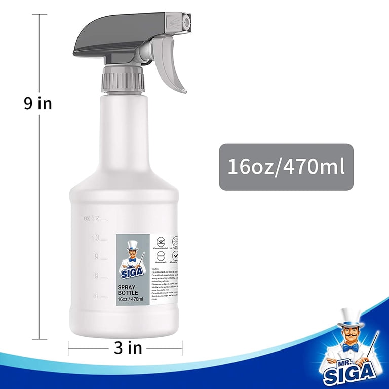 MR.SIGA 16 oz Heavy-Duty Spray Bottles, 3-Pack photo 3