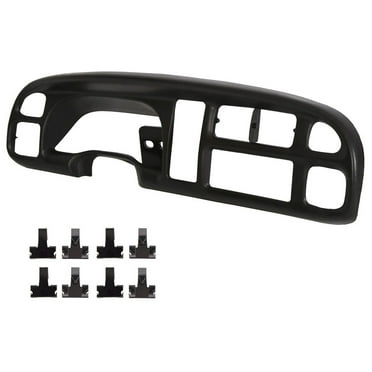 Teledu For 1998-2001 Dodge Ram 1500-3500 Instrument Panel Dash Gauge Surround Bezel