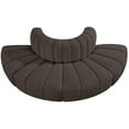 thumbnail image 7 of Bowery Hill Contemporary Brown Boucle Fabric Modular Sectional, 7 of 7