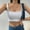 White, variant on Cami Tank Top Bralettes for Women Square Neckline Camisole Tank Top Fit Scoop Neck Ribbed Knit Basic Crop Tops Cami Shirts Summer Shirts for Women Casual Tank Tops White XL
