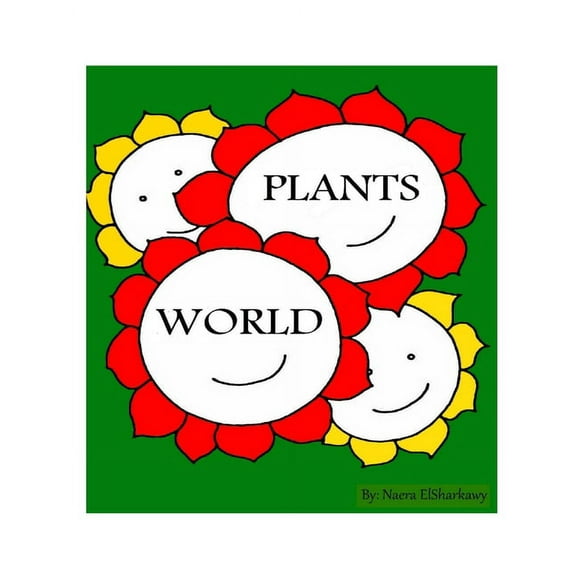 Plants World: Coloring Book