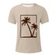 thumbnail image 5 of Tops para hombre, blusas y camisas de cuello redondo y manga corta para hombre, blusas casuales de moda con cuello redondo y estampado para hombre, blusas de poliéster para hombre., 5 of 5