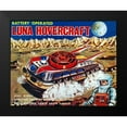 thumbnail image 2 of Retrobot 18x15 Black Modern Framed Museum Art Print Titled - Luna Hovercraft, 2 of 5