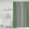 thumbnail image 4 of Green Grey Ombre Waterproof Fabric Shower Curtain,Modern Gradient Abstract Art Waterproof Fabric Shower Curtain for Bathroom Curtains Bathtubs Hotel Shower Curtains with 12 Hooks Extra Long 72x84, 4 of 8