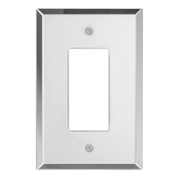 Placa de Interruptor para Pared SWITCH HITS 3.5"x5.25" con Cubierta de Espejo de Vidrio