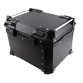 thumbnail image 4 of Caja Trasera Para Motocicleta, Almacenamiento De Motocicleta De Alta Resistencia, Universal, Negro, De Aluminio, Para Equipaje Para Motocicleta, 4 of 7