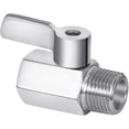 thumbnail image 2 of Shower Shut Valve, 304 Stainless Steel Mini Ball Valve NPT Thread(1/2Inch Male x 1/2Inch Female),1 Pack, 2 of 6
