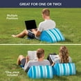 thumbnail image 5 of AquaPro Deluxe Unisex Pool Lounge and Backrest with Mat for Adults, Blue, 5 of 7