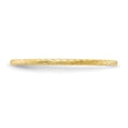 thumbnail image 2 of Diamond2Deal 14k Yellow Gold 1.2mm Twisted Wire Pattern Women's Stackable Band Size 6, 2 of 3