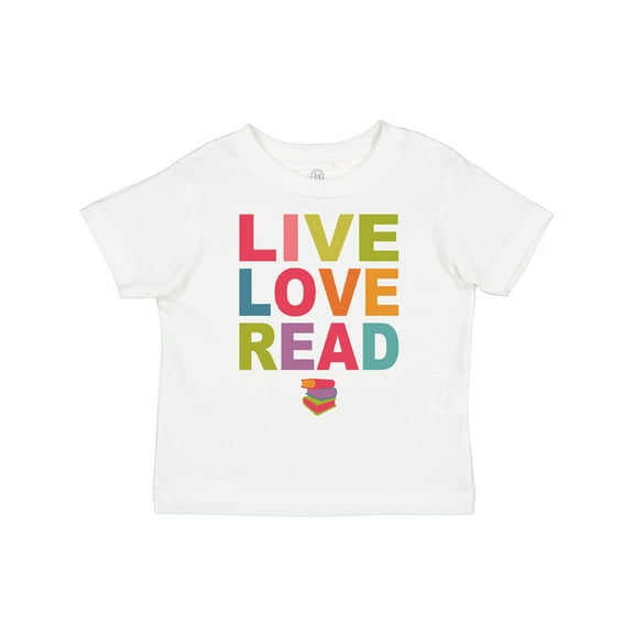 Inktastic Live Love Read Girls Toddler T-Shirt