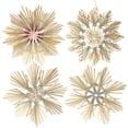 thumbnail image 3 of Juego de estrellas de paja de 56 piezas - Decoraciones para árboles de Navidad - Colgantes de paja para el árbol de Navidad - Colgantes naturales para árboles de Navidad - Decoraciones navideñas, 3 of 5
