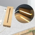 thumbnail image 3 of Base de lámpara LED de madera Base de lámpara de noche USB 3D Lámpara de 240 mm cálido Yuyangstore Mostrar luz nocturna, 3 of 8