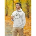 thumbnail image 2 of Smile Bicycle Hoodie Men -Image by Shutterstock, Male x-Large, 2 of 4