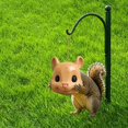 thumbnail image 5 of Funny Squirrel‑Head Hanging Bird Feeder, Animal Face Shaped Outdoor Garden Hanging Feeder, Decorative Backyard Bird Feeding Station for Wild Birds, 5 of 5