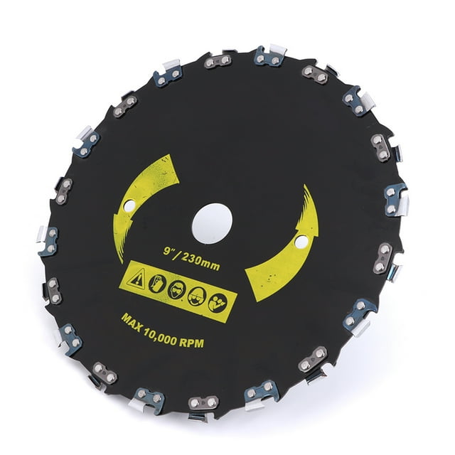 Cuchilla de corte en T, accesorios de desbrozadora circular de acero con alto contenido de carbono Cuchilla de repuesto Rendimiento inigualable