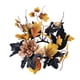thumbnail image 5 of 万圣节丰收节黑色烛台花环装饰仿真花桌台花圈摆件 香槟花款(不含蜡烛 仅花环), 5 of 7