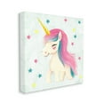 thumbnail image 4 of Stupell Industries Pastel Unicorn Pony Fairy Tales & Fantasy Painting Gallery Wrapped Canvas Art Print Wall Art, 17 x 17, 4 of 8
