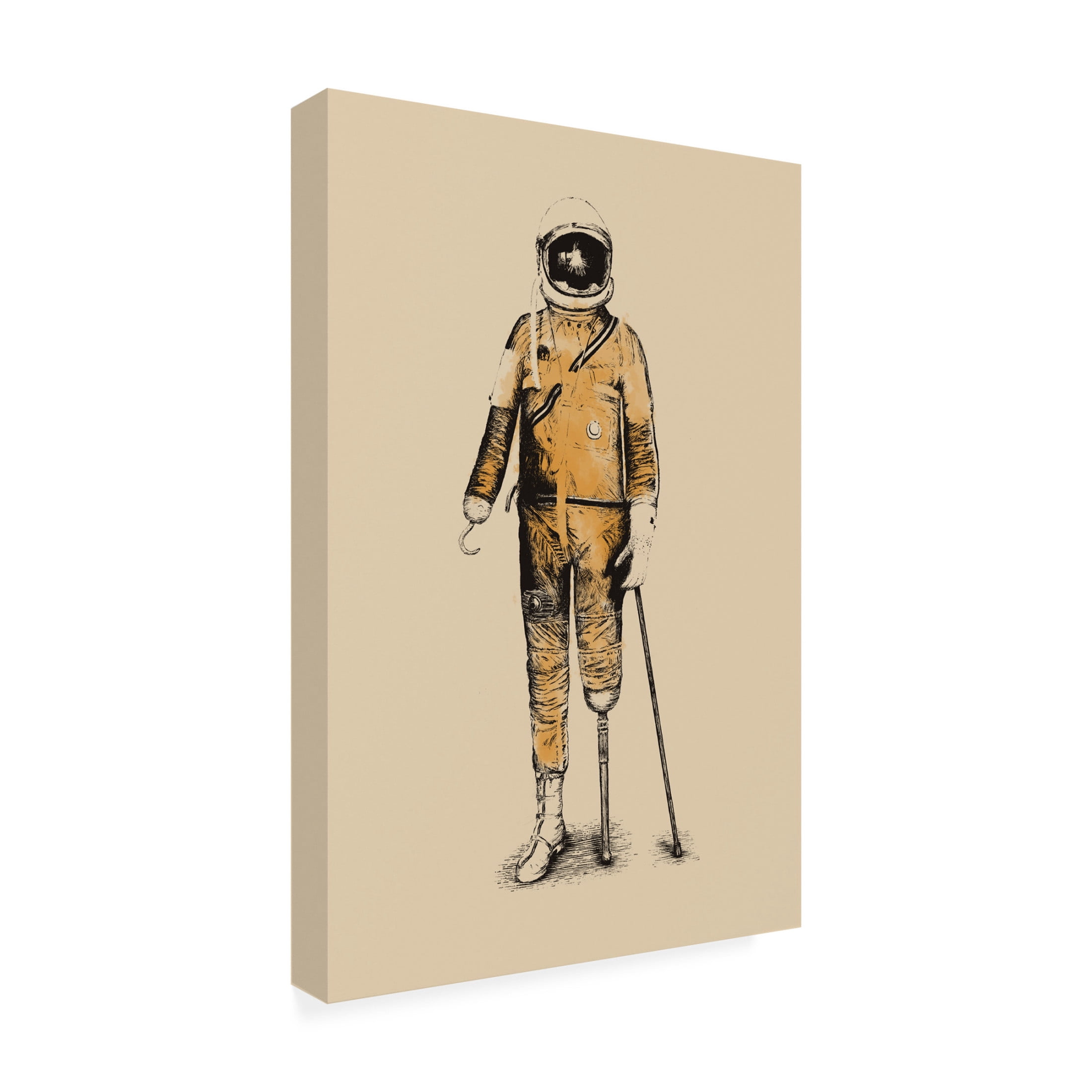 Trademark Fine Art Florent Bodart Astropirate Canvas Wall Art