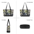 thumbnail image 6 of FORMRS Canvas Laptop Tote Bag for Women with 15.6" Computer Compartments Shoulder Handbag, Green Floral, 6 of 7