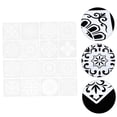 thumbnail image 1 of Plantillas de mandala, paquete de 48 plantillas de pintura de puntos de mandala para proyectos de arte rupestre de bricolaje en decoración de muebles de madera, 1 of 5