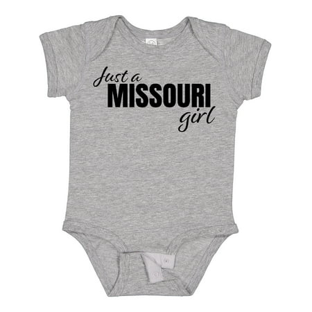

Inktastic Just a Missouri Born and Raised Gift Baby Girl Bodysuit