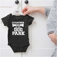thumbnail image 5 of Rather Be Dog Park Pet Puppy Owner Romper Boys or Girls Infant Baby Brisco Brands 6M, 5 of 6