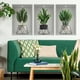 thumbnail image 4 of Plantas en macetas, decoración de ventanas falsas, pintura de pared, fondo de pared, decoración de sala de estar, pegatinas de pared autoadhesivas, 4 of 6