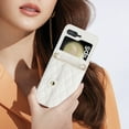 thumbnail image 5 of ELEHOLD Wallet Case for Samsung Galaxy Z Flip 6, Leather Long Shoulder Strap Card Slot Holder Purse Cover Crossbody Protective Case for Women Girls for Samsung Galaxy Z Flip 6,White, 5 of 9