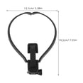 thumbnail image 2 of Raindrops Chest Phone Mount Ergonomic Design ABS Black Video Recording Phone Mount for Riding and Sports 1Pcs, 2 of 8