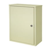 Omnimed Wall Storage Cabinet Flat Key Lock, 8" D, Beige