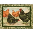 thumbnail image 2 of Nobleworks, Inc. 18x15 White Modern Wood Framed Museum Art Print Titled - Chicken 2, 2 of 4