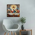 thumbnail image 5 of Vintage Jesus Last Supper Canvas Wall Art Print , Christian Pictures Canvas Print Posters Wall Decor, Religious Christian Gifts Wall Art Home Decor for Church Living Room Dining Room Decor Framed ﻿, 5 of 5