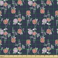 thumbnail image 2 of Floral Sofa Upholstery Fabric by the Yard, Japanese Vine Art Flower Bouquets Shabby Petals and Leaves Pattern, Decorative Fabric for DIY and Home Accents, Pale Pink Scarlet Quartz by Ambesonne, 2 of 5