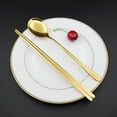 thumbnail image 5 of Spoon Chopsticks Set304 Stainless Steel Spoon Spoon Korean Cutlery High-End Performance, 5 of 5