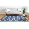 thumbnail image 4 of Rugs.com Georgia Collection Rug – 5' x 8' Navy Blue Flatweave Rug Perfect For Living Rooms, Large Dining Rooms, Open Floorplans, 4 of 9