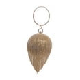thumbnail image 2 of Bolso de mano Macarena elegante con lentejuelas brillantes para mujer Oro Embrague del bolso, 2 of 8