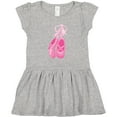 thumbnail image 3 of Inktastic Ballet Shoes, Ballet Slippers, Ballet Dance - Pink Girls Toddler Dress, 3 of 5