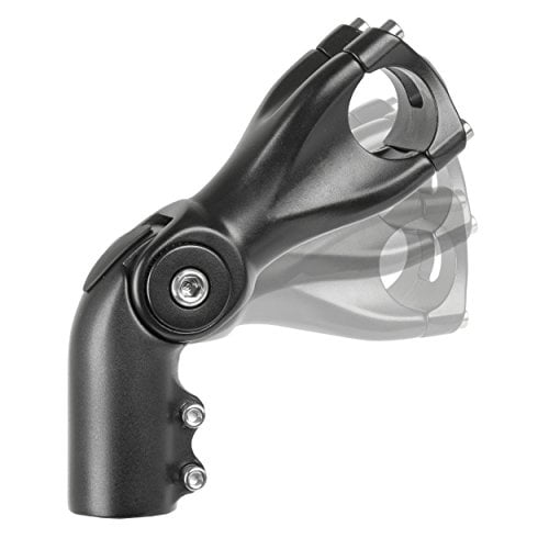 Black Messingschlager messingschlager 31.8 x 85 mm Alloy 40-140 Degree Adjustable 1.1//8 Ahead Bike Stem