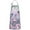 Purple Butterfly Flower, variant on Pink Butterfly Pattern Apron-Garden Aprons for Women with Pockets-Cotton Linen Waterproof Kitchen Cooking Gardening Aprons Adjustable for Kitchen,Cooking,BBQ and Salon 33x27 Inch