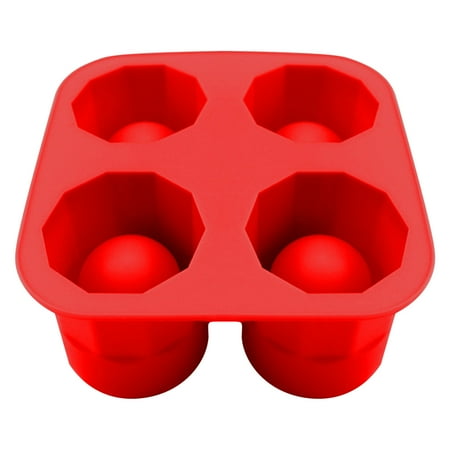

Bescita 4 Even Ice Cup Mould Cylindrical Water Cup Cola Ice Tray Ice Mould